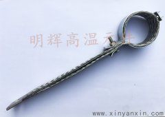 硅碳棒雙層帶環(huán)編織帶夾具 螺絲緊固 接觸好